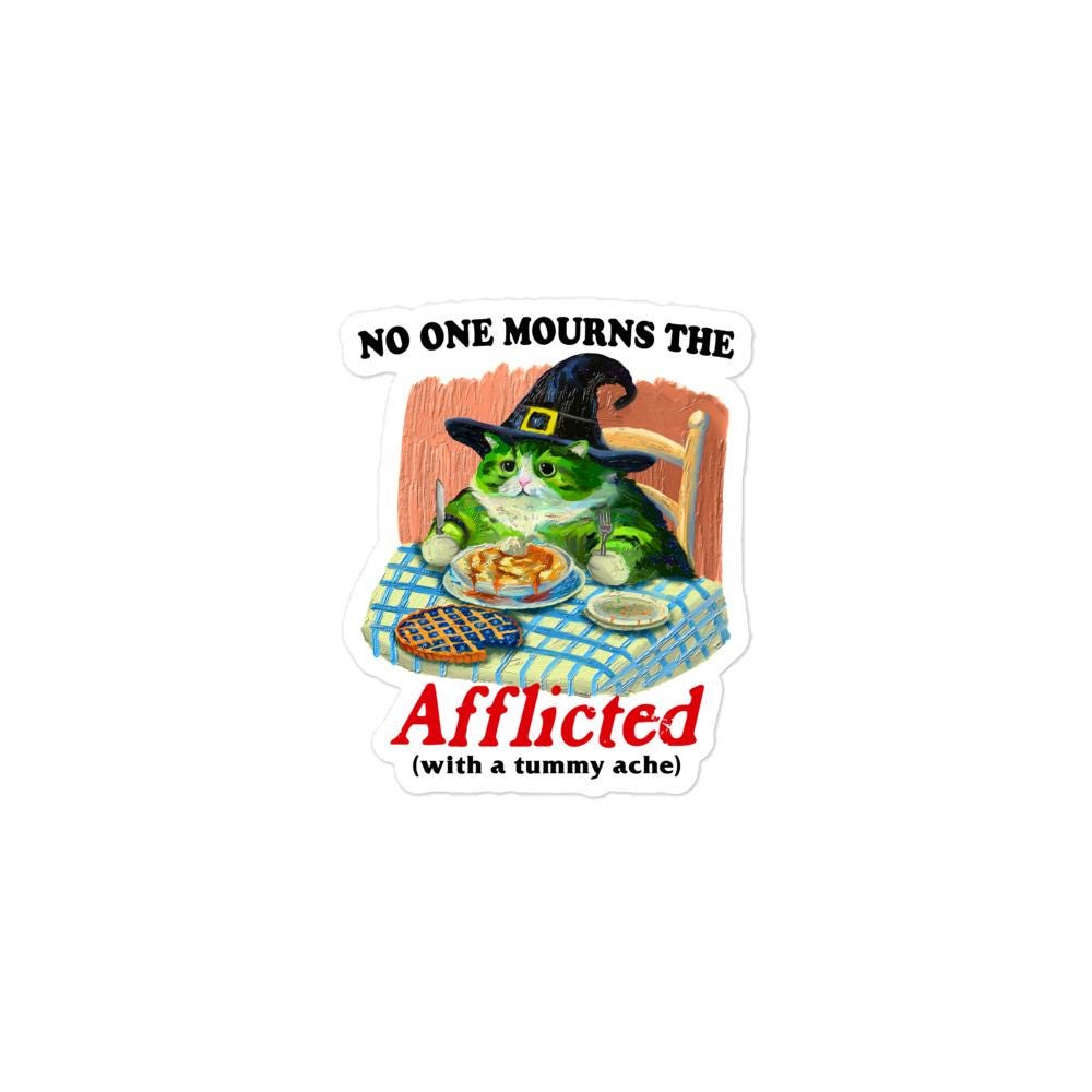Afflicted Bubble-free stickers