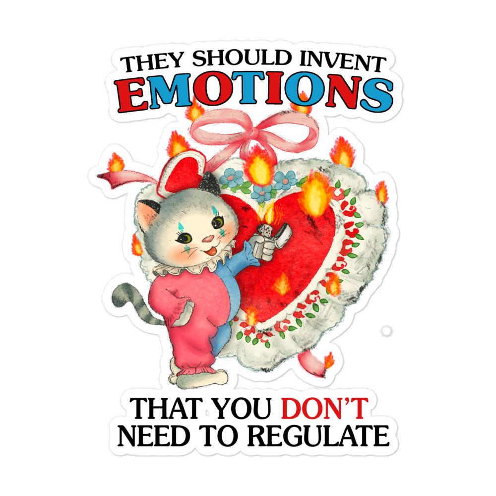 Regulate Emotions Bubble-free stickers