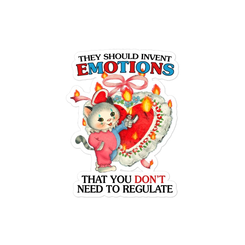 Regulate Emotions Bubble-free stickers