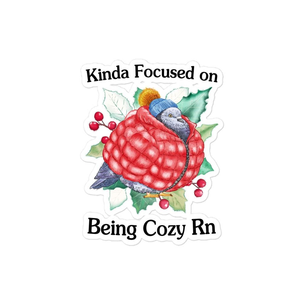Being Cozy Rn Bubble-free stickers