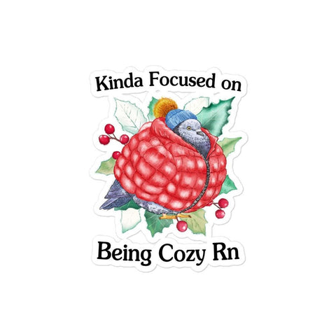 Being Cozy Rn Bubble-free stickers