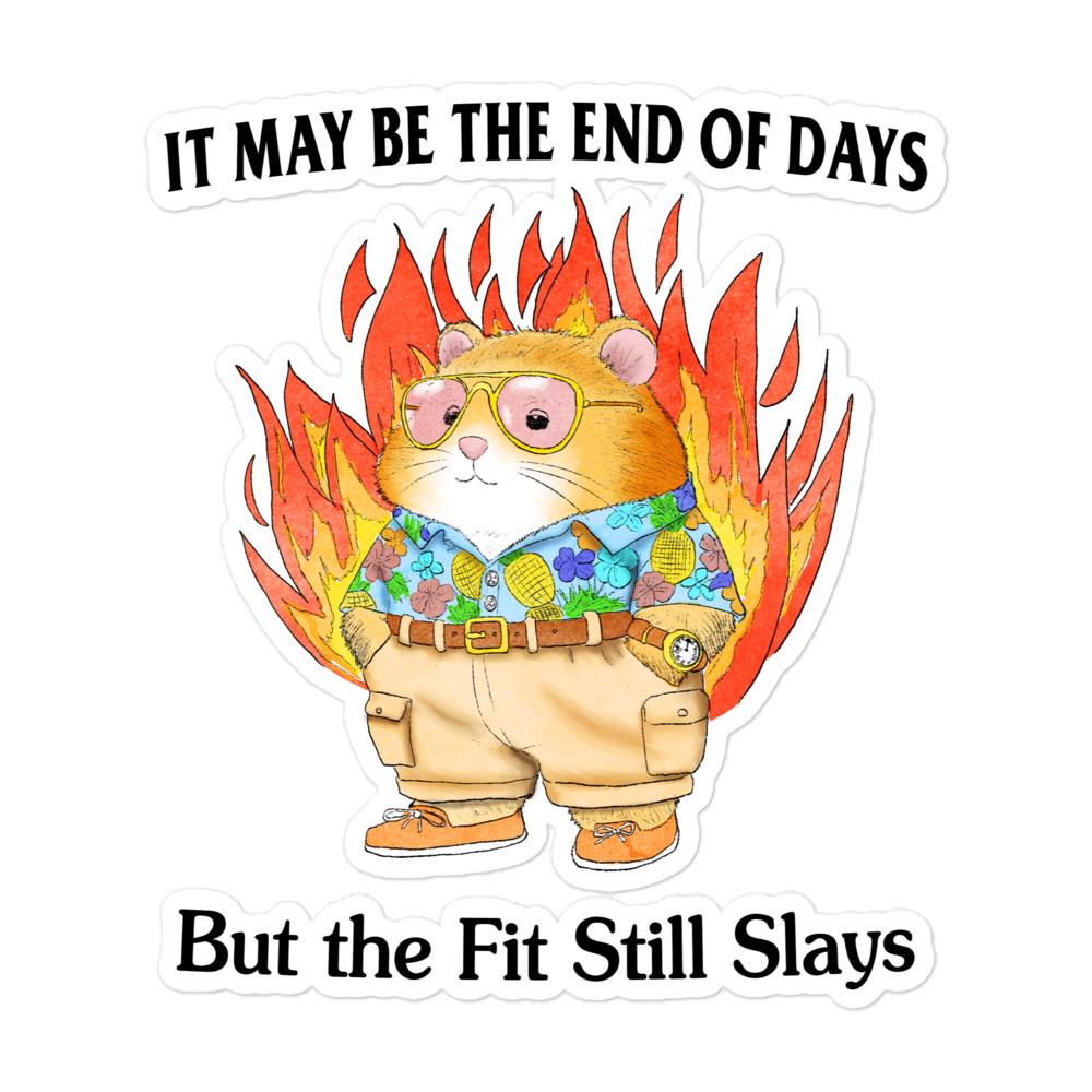 End of Days Slay Bubble-free stickers