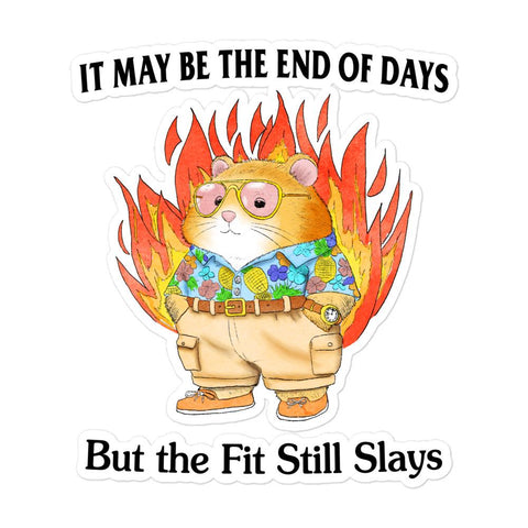 End of Days Slay Bubble-free stickers
