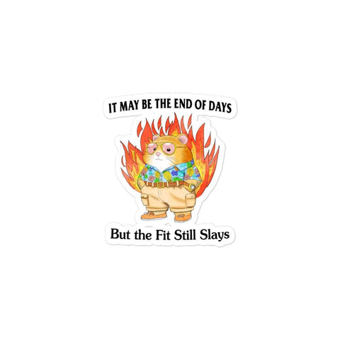 End of Days Slay Bubble-free stickers