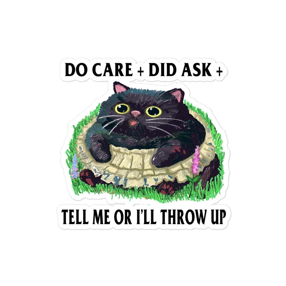 Tell Me Bubble-free stickers