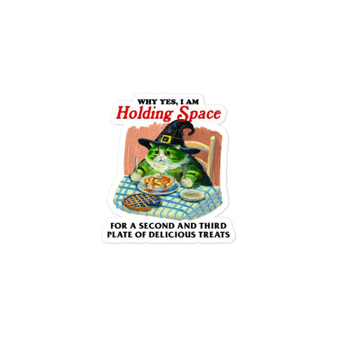 Holding Space Bubble-free stickers