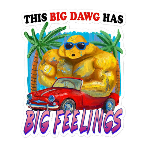 Big Dawg Bubble-free stickers