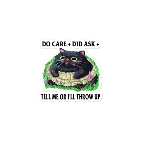 Tell Me Bubble-free stickers