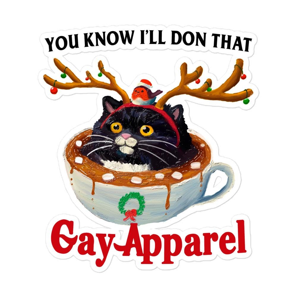 Gay Apparel Bubble-free stickers
