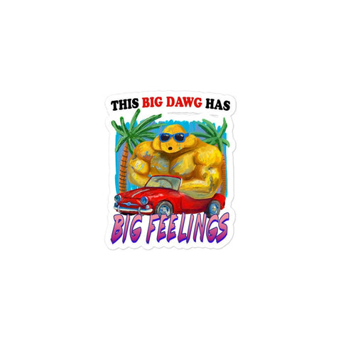 Big Dawg Bubble-free stickers