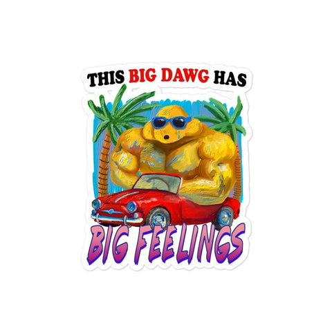 Big Dawg Bubble-free stickers
