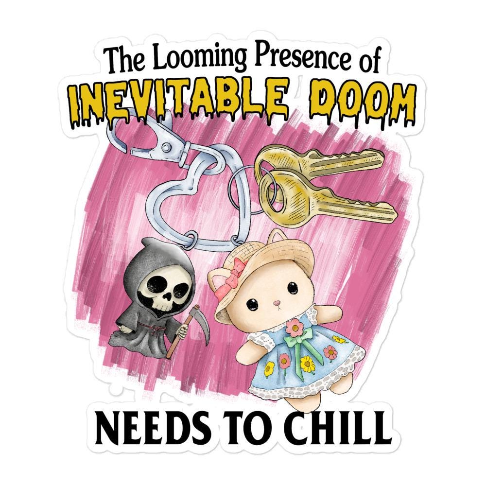 Looming Doom Bubble-free stickers