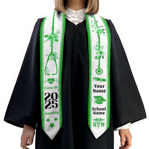 Customized Nursing Stole, Nursing Graduation Stole, RN Stole Nursing Stole Graduation 2025, Nursing Graduation, Nursing Stole Graduate 2025