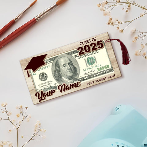 Graduation Money Holder Stand, Personalized Graduation Money Holder, 2025 Graduation Money Holder, Graduation Gifts 2025, Class of 2025