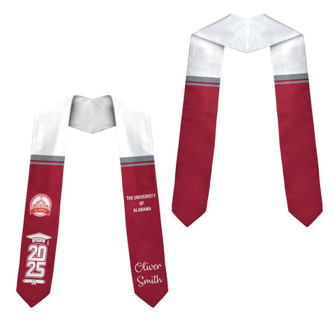 Personalized Graduation 2025 Stoles, Custom Class Of 2025 Stoles, Your High School Grad Sash, Any University Grad Stoles Sash TD-0122-AFYL