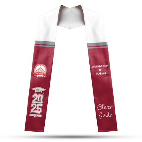 Personalized Graduation 2025 Stoles, Custom Class Of 2025 Stoles, Your High School Grad Sash, Any University Grad Stoles Sash TD-0122-AFYL