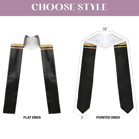 Custom African American Flag Graduation Sash 2025, African Graduation Sash, African Graduation Stole Class Of 2025, African Graduation Gifts