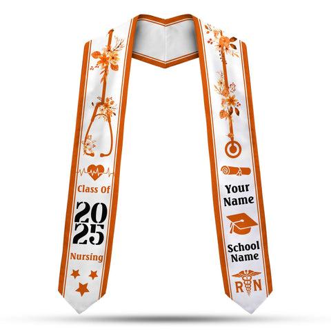 Customized Nursing Stole, Nursing Graduation Stole, RN Stole Nursing Stole Graduation 2025, Nursing Graduation, Nursing Stole Graduate 2025
