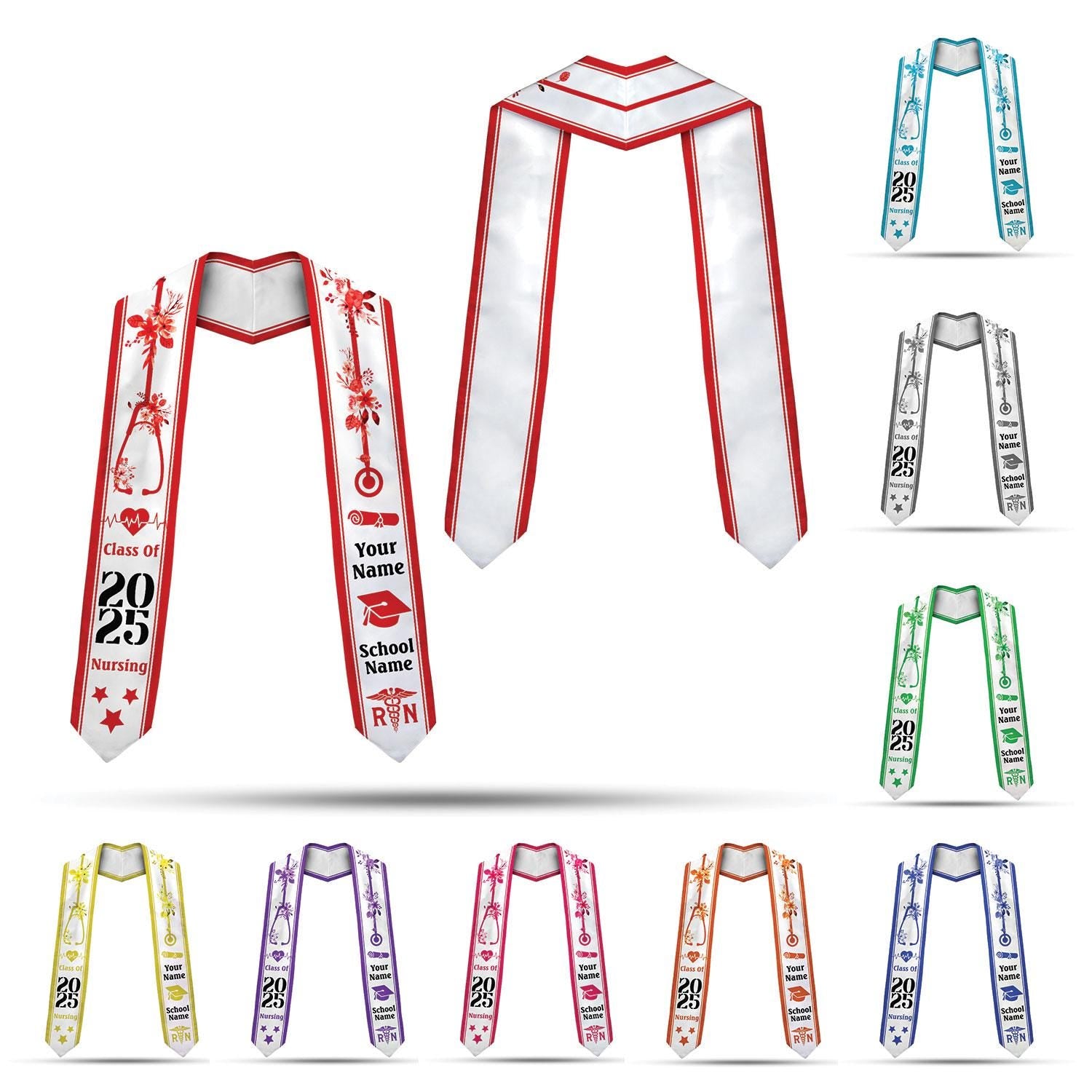Customized Nursing Stole, Nursing Graduation Stole, RN Stole Nursing Stole Graduation 2025, Nursing Graduation, Nursing Stole Graduate 2025