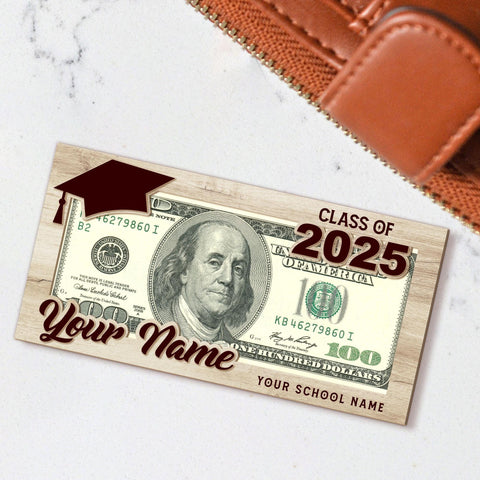 Graduation Money Holder Stand, Personalized Graduation Money Holder, 2025 Graduation Money Holder, Graduation Gifts 2025, Class of 2025
