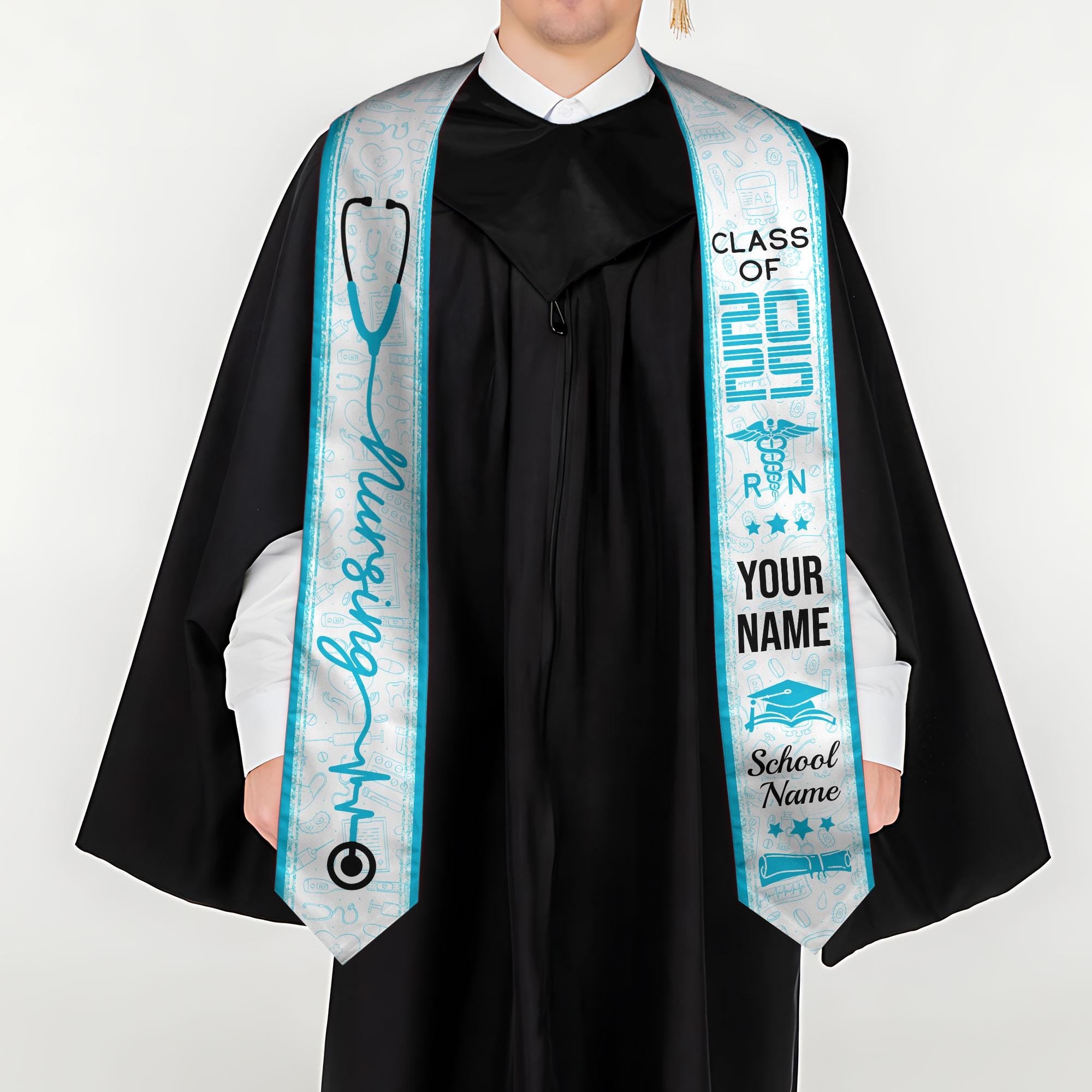 Customized Nursing Stole, Nursing Graduation Stole, RN Stole Nursing Stole Graduation 2025, Nursing Graduation, Nursing Stole Graduate 2025
