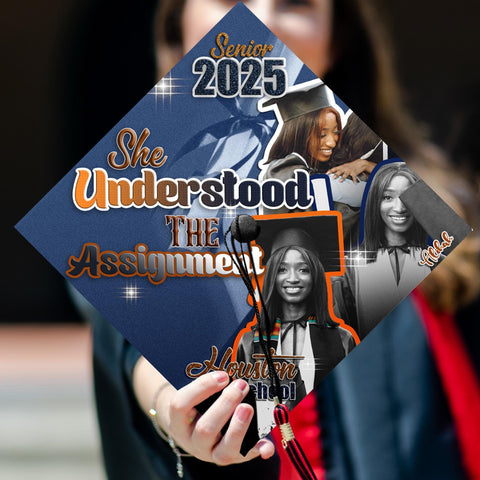 Custom Senior Graduation Cap Topper, High School Grad Cap Topper, Custom Photo Cap Decoration 2025