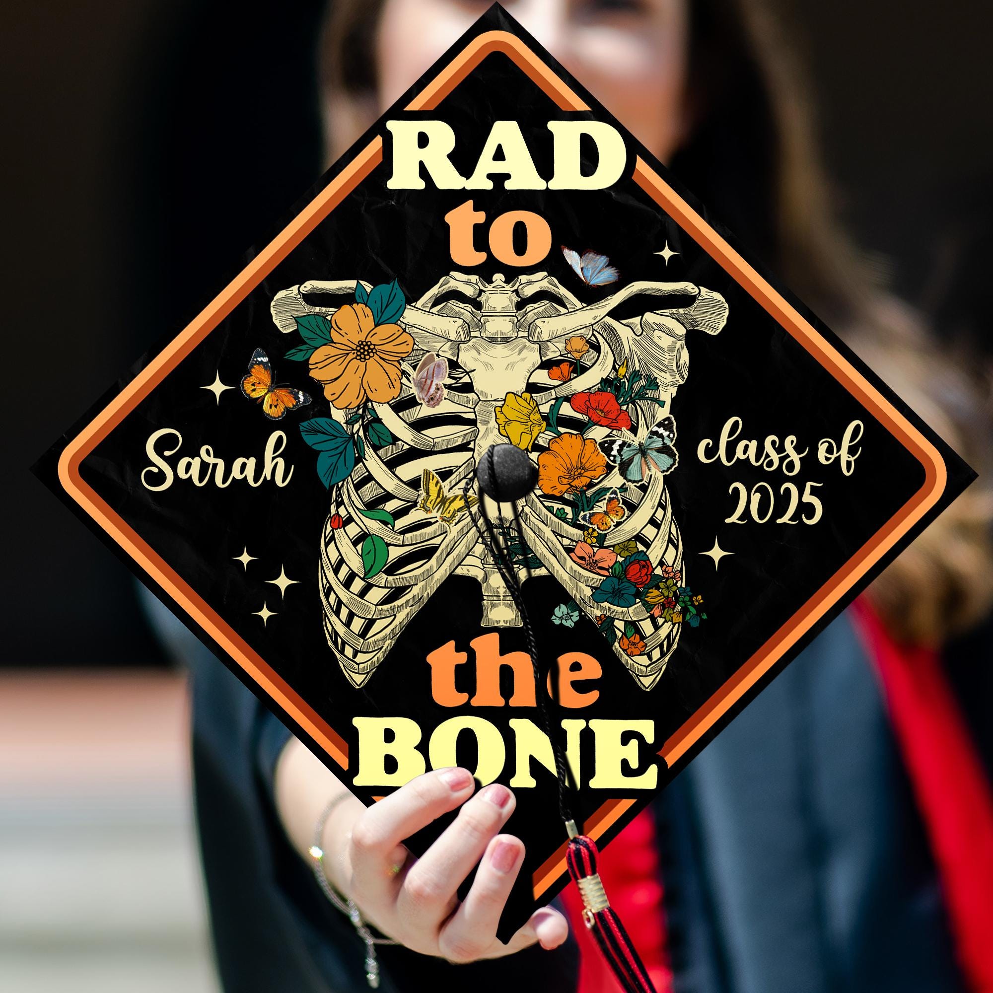 Radiology Technologist Graduation Cap Topper, Rad Tech Graduation Decoration, Radiology Graduation Gifts, Class Of 2025