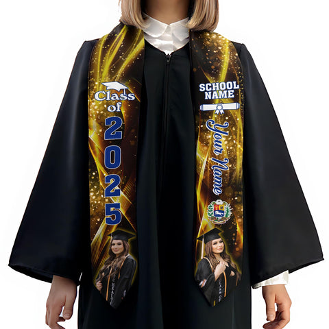 Personalized Venezuela Stole,Custom Venezuela Graduation Sash,Venezuela American Flag Graduation Sash 2025,Venezuela Stole,Venezuela Sash