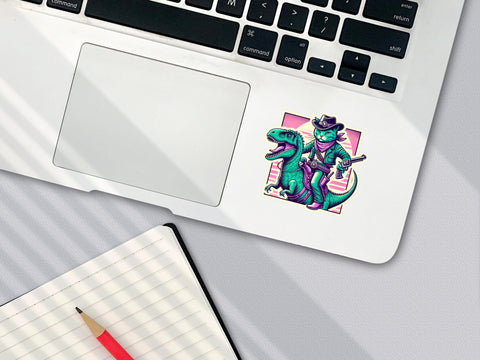 Cat Sticker, Dinosaur Sticker | Funny Sarcastic Sticker for Laptop, Water Bottle, | Humorous Vinyl Decal, Funny Gift