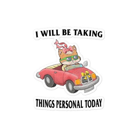 Taking it Personal Bubble-free stickers