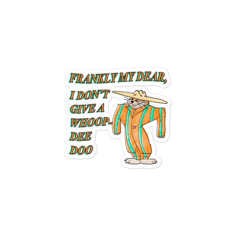 Whoop Dee Doo Bubble-free stickers
