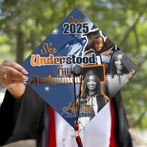 Custom Senior Graduation Cap Topper, High School Grad Cap Topper, Custom Photo Cap Decoration 2025