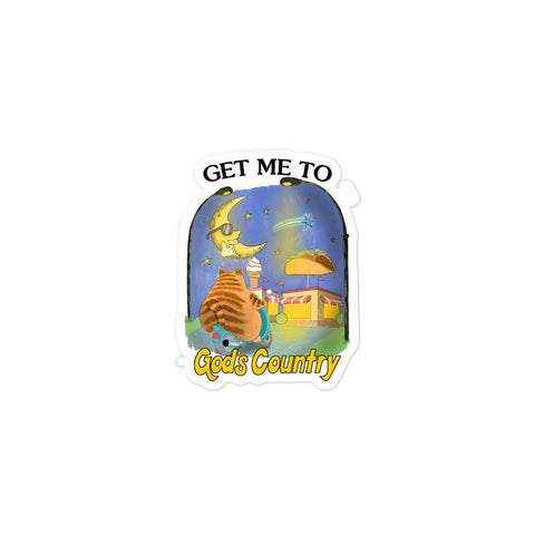 Gods Country Bubble-free stickers
