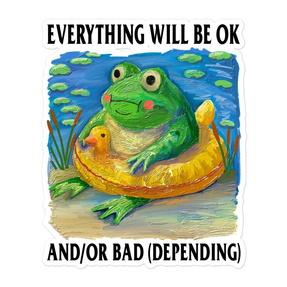 Everythings Ok Bubble-free stickers