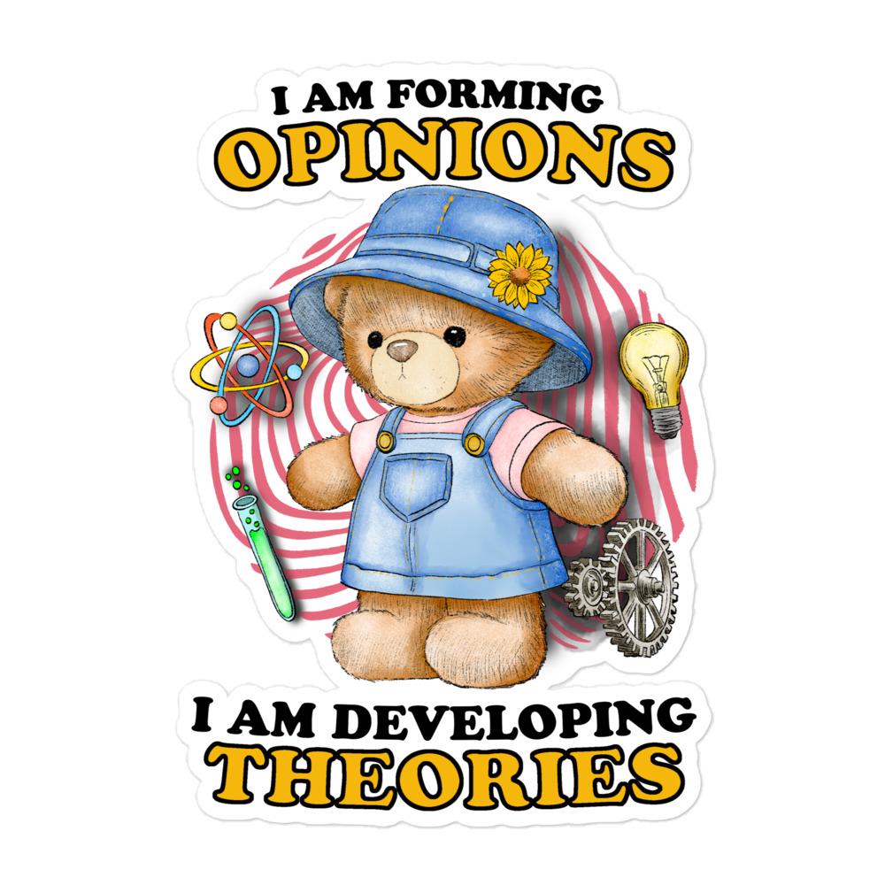Opinions and Theories Bubble-free stickers