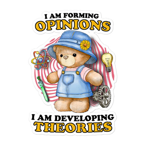Opinions and Theories Bubble-free stickers