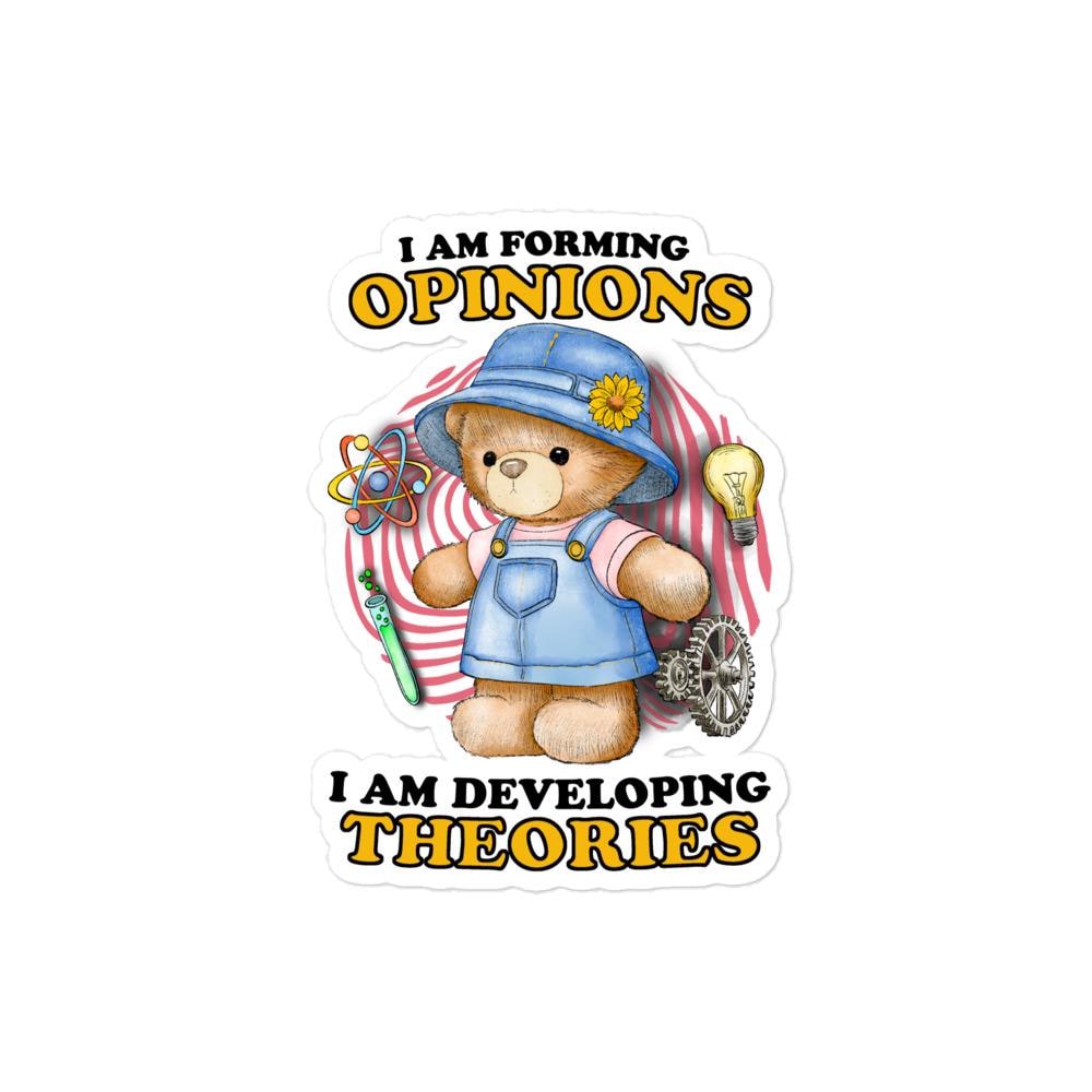 Opinions and Theories Bubble-free stickers