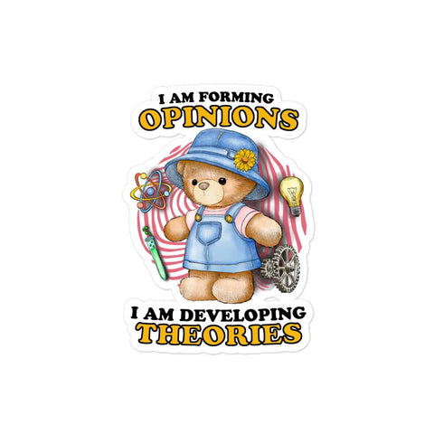 Opinions and Theories Bubble-free stickers