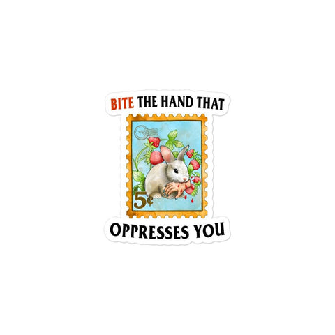 Bite the Hand Bubble-free stickers