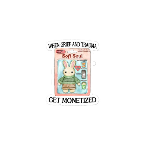 Grief Monetized Bubble-free stickers