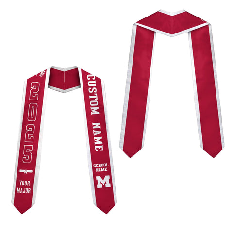 Personalized Your School Colors Graduation Stole, Grad Gift, Gift For Graduate, College Graduation Class of 2025 ID-0419-EBFO