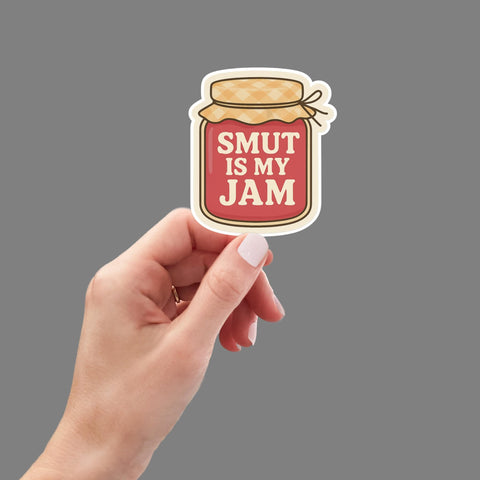Smut is my jam, laptop stickers, funny stickers, sarcastic sticker, funny gift, sticker, funny smut