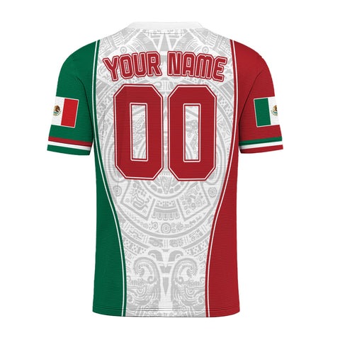 Personalized Name Numer Mexican Soccer Jersey, Men's Quick Dry Soccer Jersey, Football Uniforms for Team