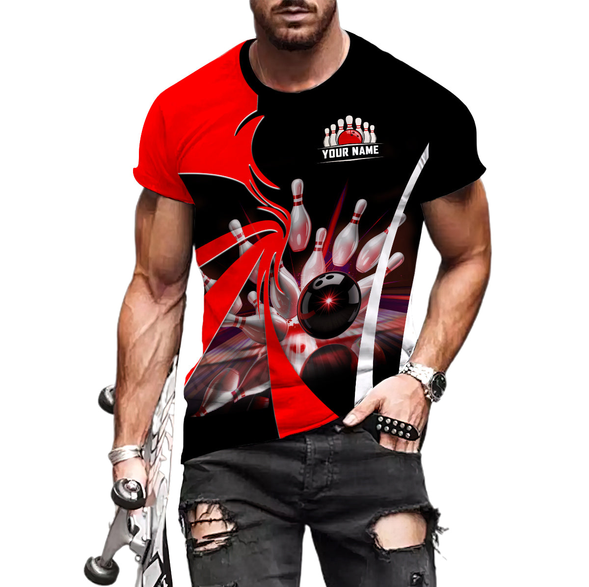 Personalized Name Bowling Shirt 3D for Men Women, Custom Bowler Gift shirt, 3D All Over Printed Shirt