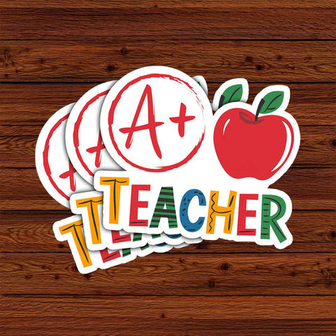 Proud Teacher Inspirational Teacher sticker, Gift for Teachers, 3 inches Waterproof Vinyl Sticker for Book Laptop Water Bottle Phone Case