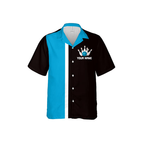 Personalized Name Bowling Hawaiian Shirts for Men and Women, Bowling Hawaii Shirts for Team Bowling, Bowling fan Gift